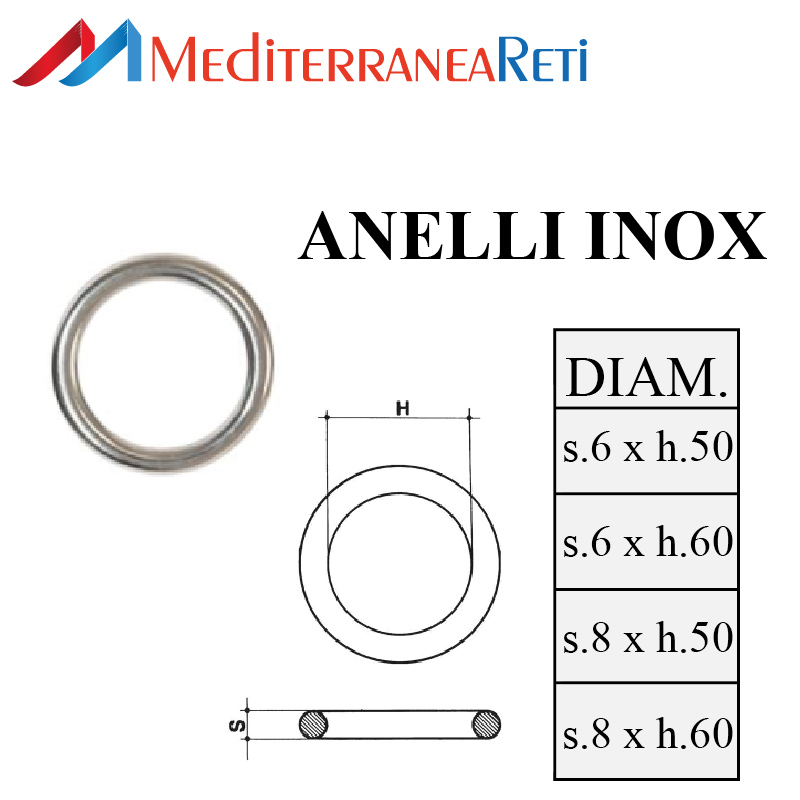 Anelli INOX - Stainless steel rings