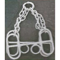 mazzetta inox con catena - chained stainless steel net rigging