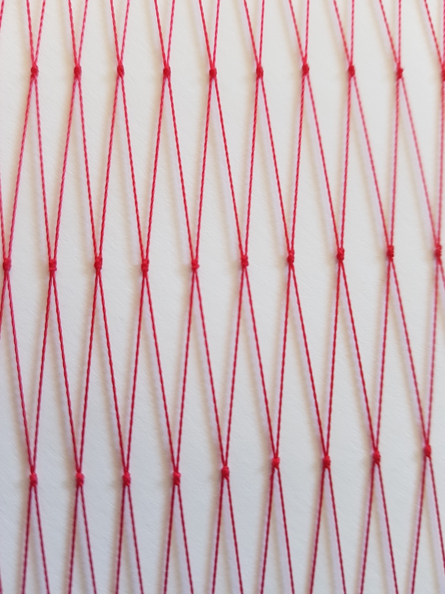 Rete con nodo semplice - Single Simple Knot Netting