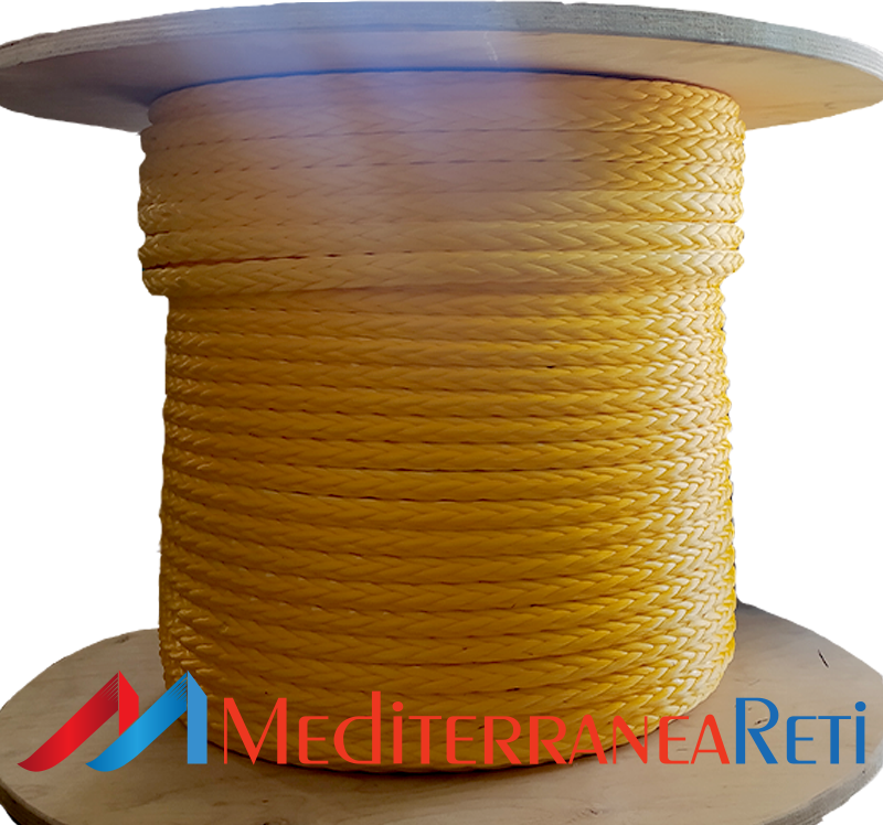 Cima in Dyneema, diametro 14 mm. - UHMWPE Ropes-