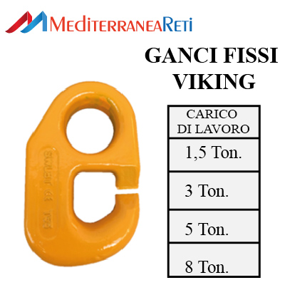 Ganci fissi Viking - Fixed "Viking" hooks
