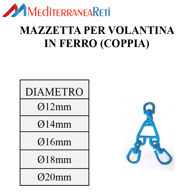 mazzetta per volantina in ferro