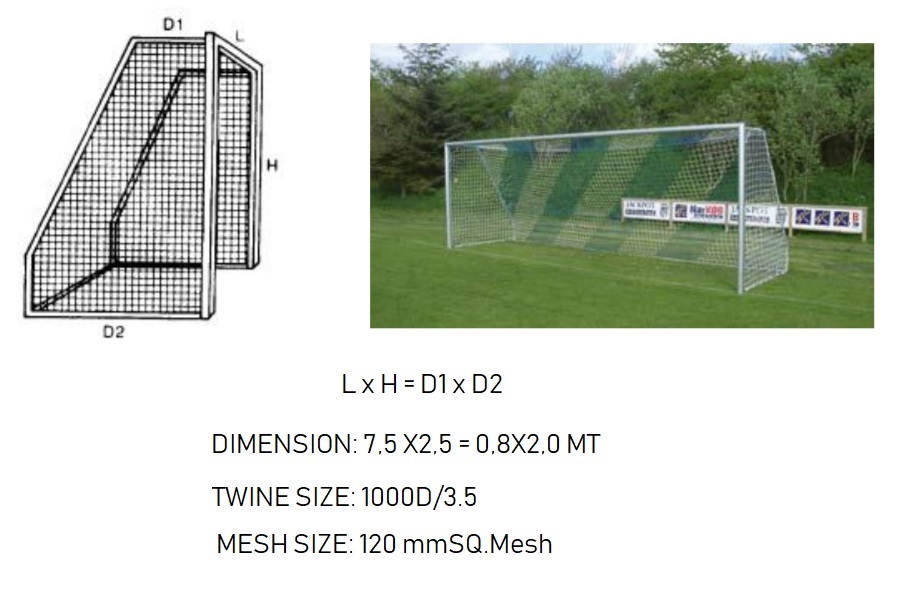 Reti per porta da calcio